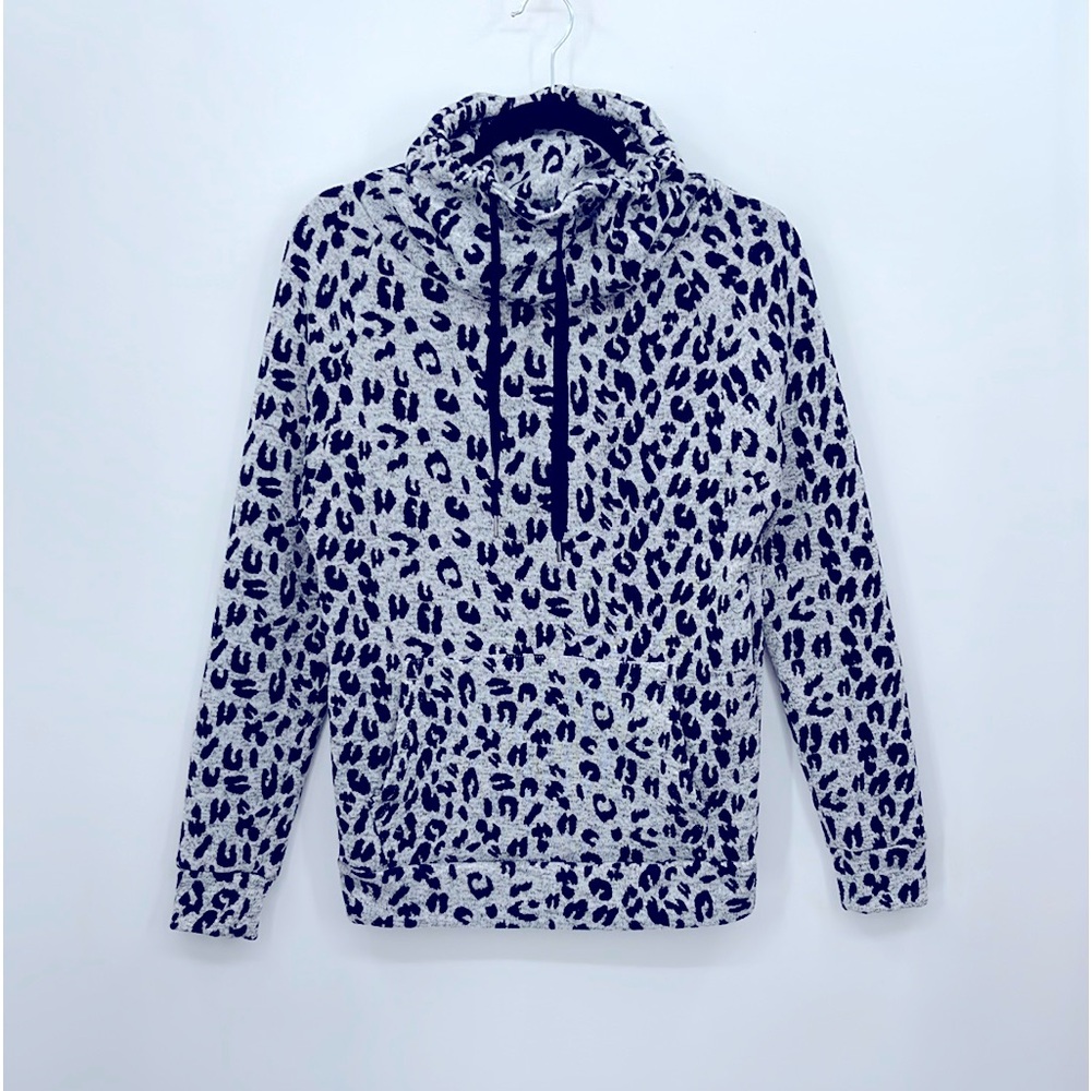 Derek Heart Animal Print Pullover